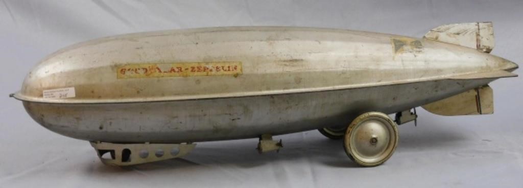 Appraisal: GOODYEAR GRAF ZEPPELIN PULL TOY EARLY TH C Pressed steel