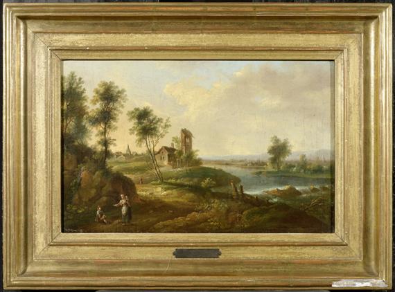 Appraisal: SEEKATZ JOHANN CONRAD FOLLOWER OF Gr nstadt - Darmstadt Landscape