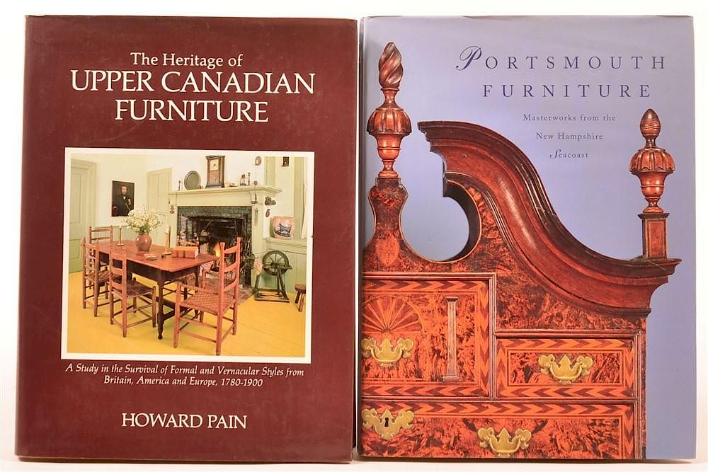 Appraisal: Book Lot Two Volumes Book Lot Two Volumes Portsmouth Furniture