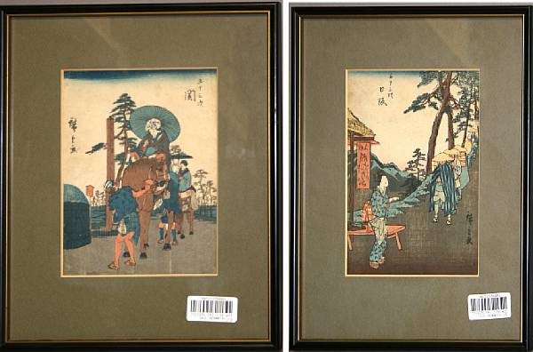 Appraisal: Japanese Prints and Paintings Property of various owners The first