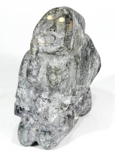 Appraisal: Samo Takkiruq Gjoa Haven - Inuit ulu carved soapstone figural