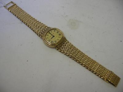 Appraisal: A LADY'S CT GOLD BUECHE GIROD WATCH the quartz movement