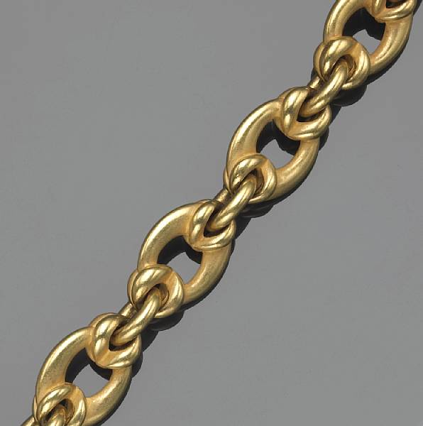 Appraisal: An k gold link bracelet Kieselstein-Cord signed Kieselstein-Cord weighing gr