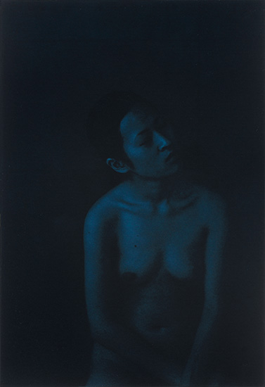 Appraisal: IZU KENRO - Blue B Platinum and palladium with cyanotype