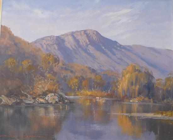 Appraisal: DOUG SEALY BUFFALO RIVER- MYRTLEFORD OIL ON BOARD x cm