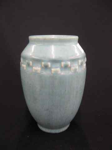 Appraisal: Rookwood Art Pottery Vase blue alternating block band shape ''