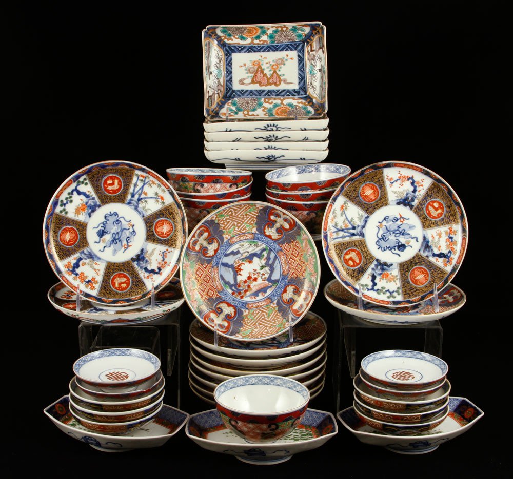 Appraisal: - Collection of Japanese Imari Porcelain Collection of Japanese Imari