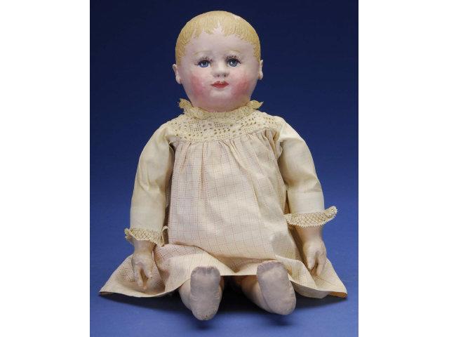 Appraisal: Martha Chase Girl Doll Pawtucket R I ca all cloth