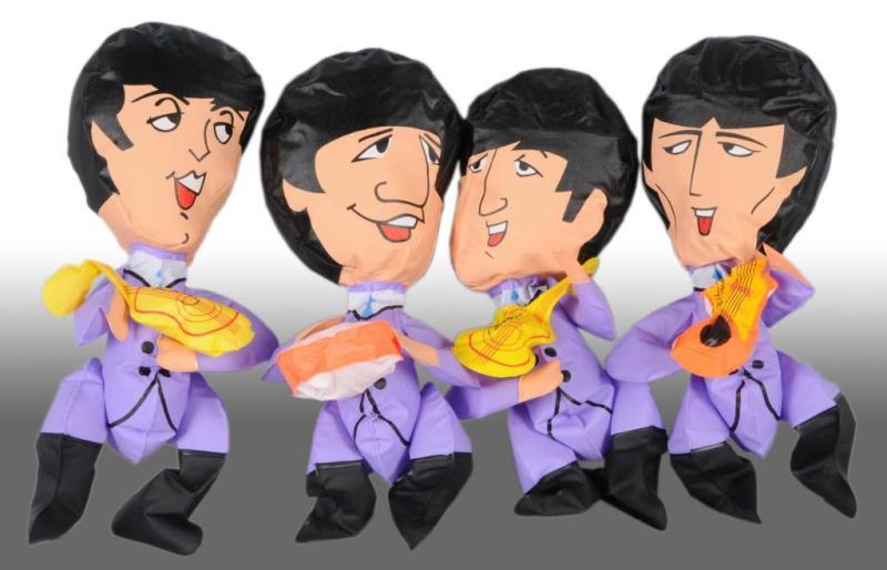 Appraisal: Lot of Lux Soap Inflatable Beatles Dolls Description Includes John