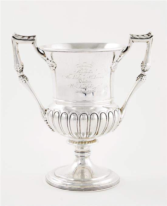 Appraisal: Early Scottish sterling Grand Masonic Lodge of Scotland presentation cup