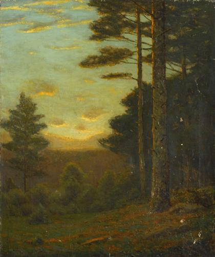 Appraisal: CHARLES WARREN EATON american - AMONG THE PINE Signed 'CHARLES