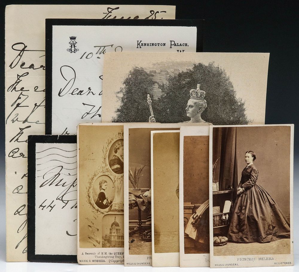 Appraisal: IMAGES AND CORRESPONDENCE OF QUEEN VICTORIA'S CHILDREN The th century