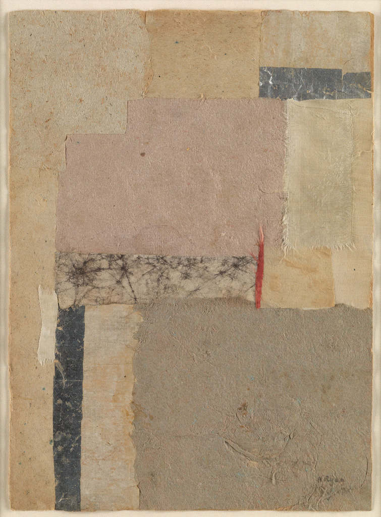 Appraisal: ANNE RYAN No Mixed-media collage on wove paper support x