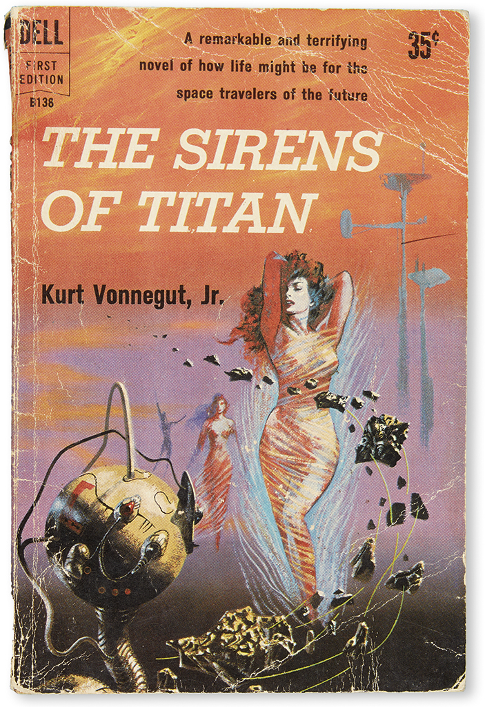 Appraisal: VONNEGUT KURT The Sirens of Titan Mass market paperback color