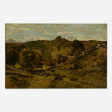 Appraisal: Henri-Joseph Harpignies PAYSAGE HERISSON Franceoil on canvas h w in