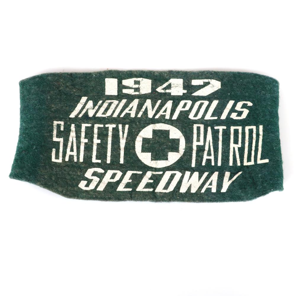 Appraisal: INDIANAPOLIS MOTOR SPEEDWAY SAFETY PATROL ARMBAND Indianapolis Motor Speedway Safety