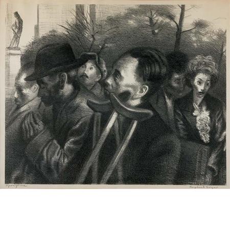 Appraisal: Raphael Soyer SPRINGTIME Lithograph Estimate -