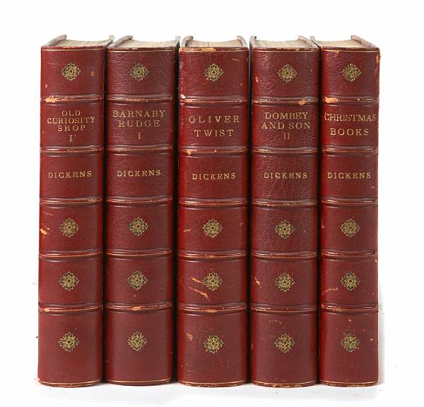 Appraisal: Dickens Charles Works L Chapman amp Hall vols to red