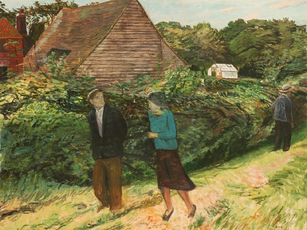 Appraisal: CAREL WEIGHT The Barn signed and the reverse inscribed on