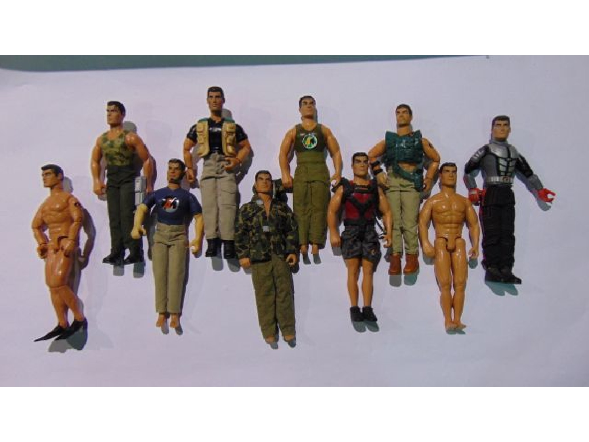 Appraisal: A small collection of vintage Action Men figures