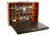 Appraisal: LIQUOR CABINET - Circa traveling liquor cabinet Custom mahogany case