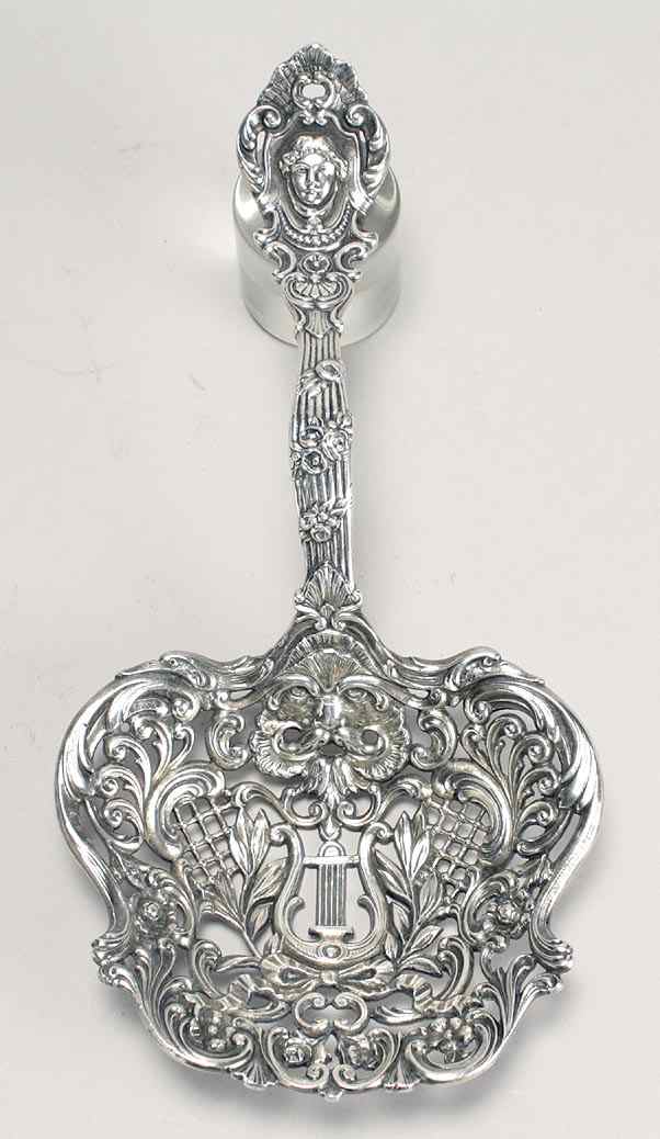 Appraisal: STERLING SILVER BON BON SERVER BY GORHAMCirca With elaborate repousse