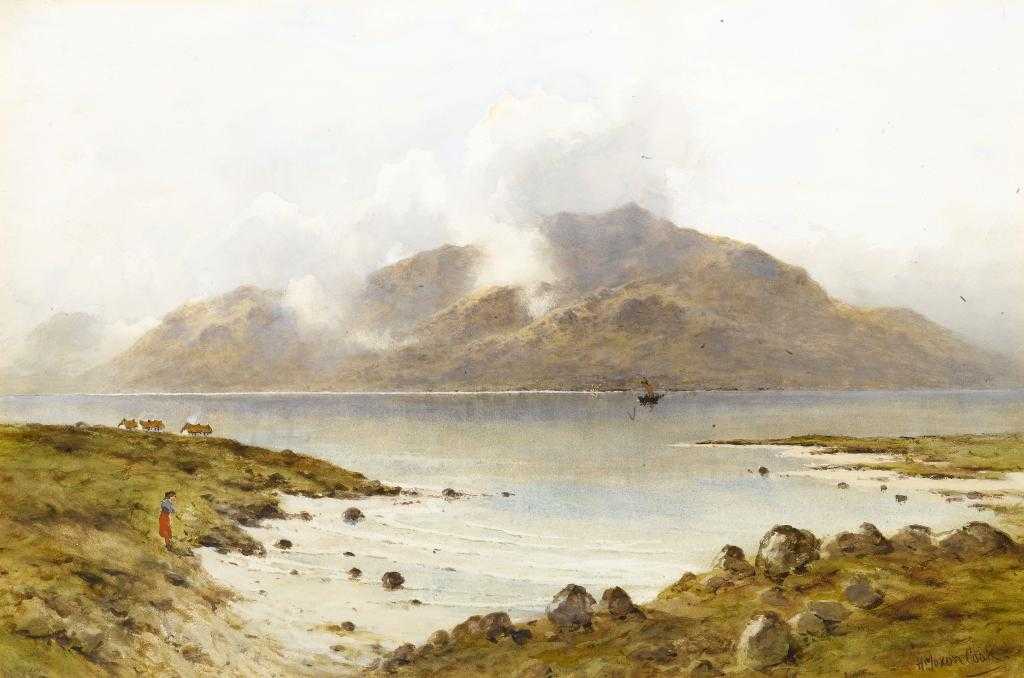 Appraisal: HERBERT MOXON COOK - THE ISLE OF ARRAN signed watercolour