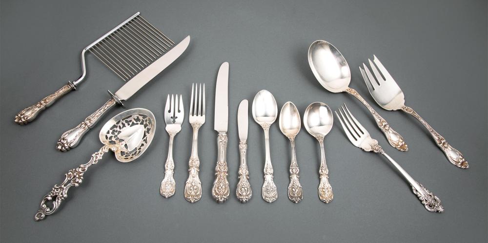 Appraisal: Reed Barton Francis I Sterling Silver Flatware Service for Twelve