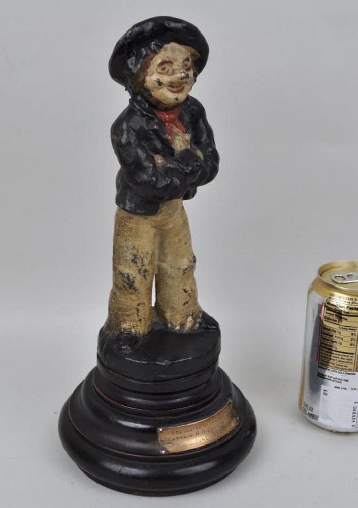 Appraisal: Cast Iron Sailor Doorstop As Presentation Piece Presented by instructor