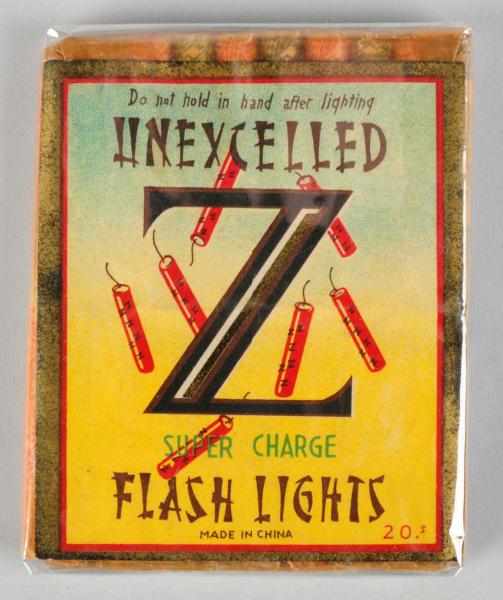 Appraisal: Unexcelled Z -Pack Logo Firecrackers Class Manufactured by Unexcelled W