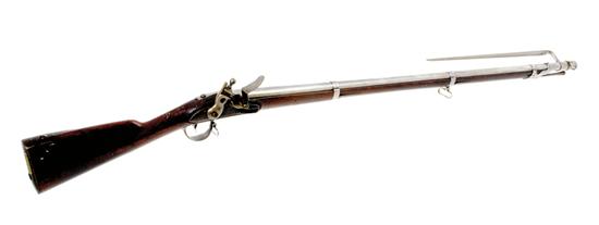 Appraisal: U S Civil War Springfield Model flintlock musket with bayonet