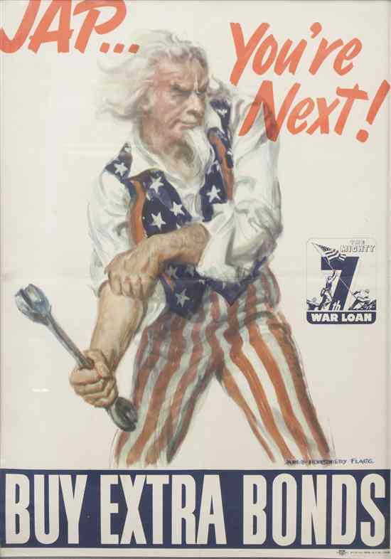 Appraisal: A World War II Poster Jap You're Next James Montgomery