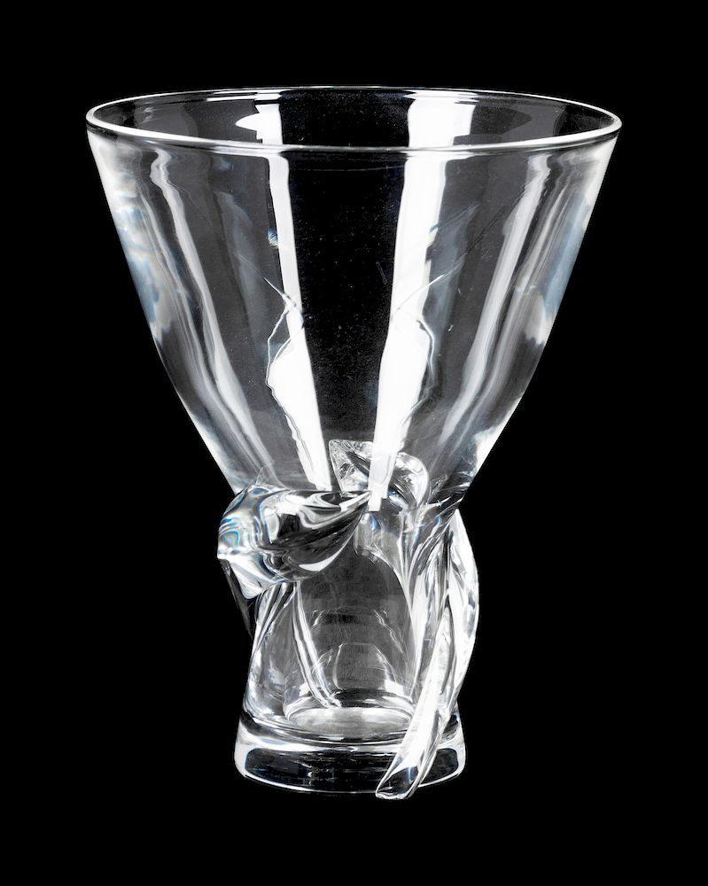 Appraisal: A Steuben Glass Vase Height inches A Steuben Glass Vase