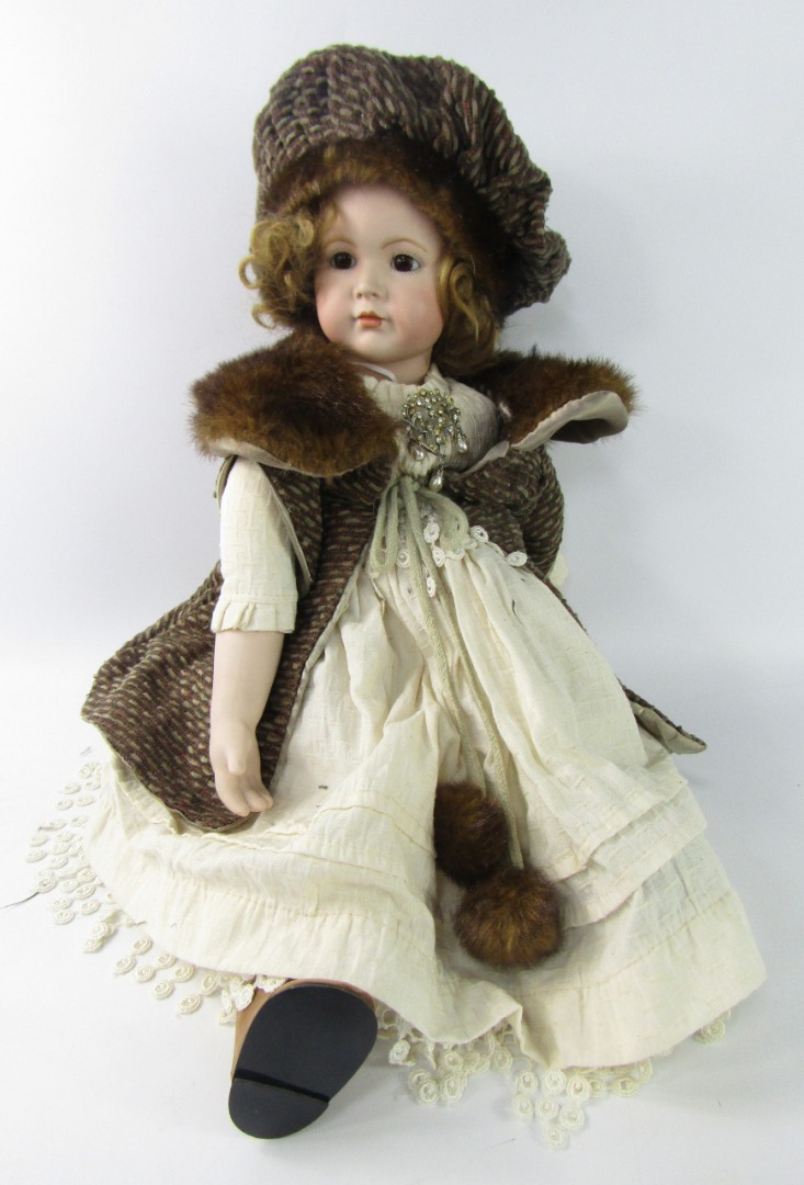 Appraisal: A Kammer Reinhardt Simon Halbig bisque head doll