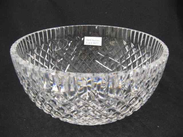 Appraisal: Cut Crystal Fruit Bowl diamond decor '' diameter excellent