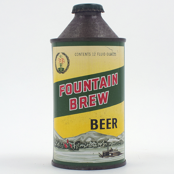 Appraisal: Fountain Brew Beer Cone Top - Reference USBC - Brewery