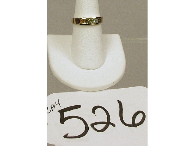 Appraisal: Very Clean K yellow gold Lady's multi-colored stone ring retail