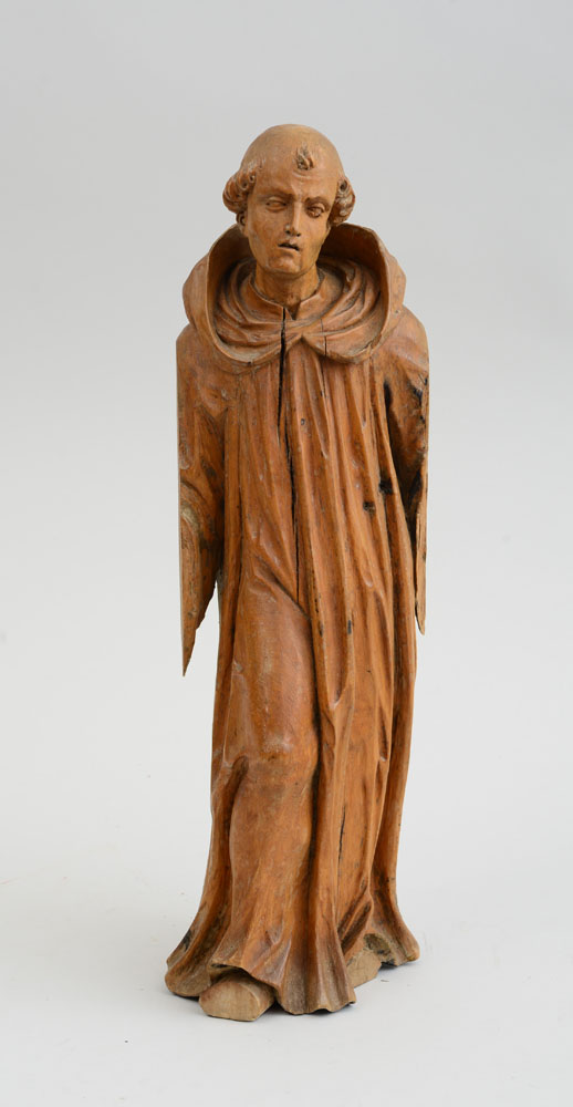 Appraisal: BOLOGNESE SCHOOL TH C FIGURE OF A BENEDICTINE MONK POSSIBLY