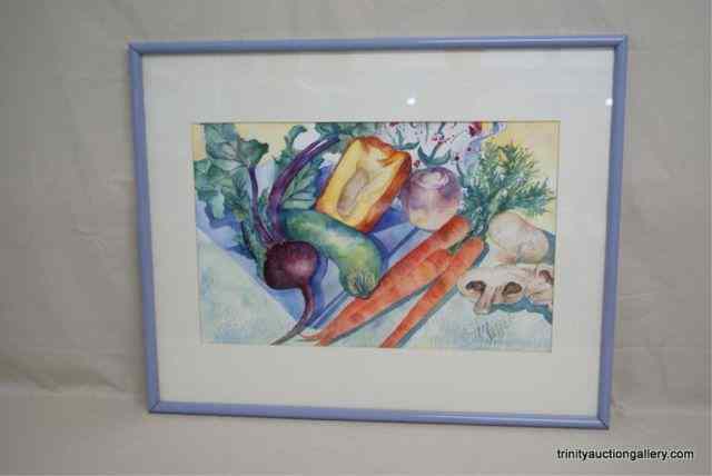 Appraisal: Original Water Color Painting ''The Kitchen'' SignedBy Linda Watkins Morman