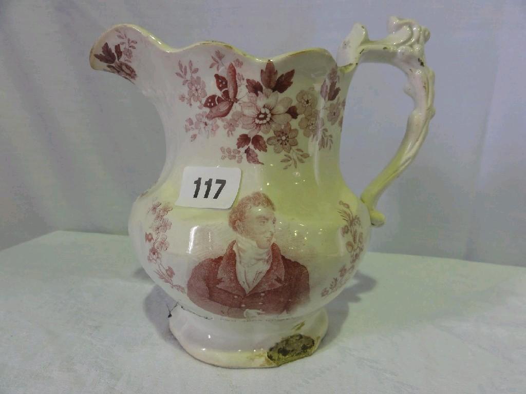 Appraisal: An early th century jug commemorating political reform with pink