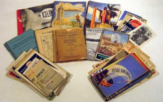 Appraisal: Pcs Maps Guides ANTIQUE TRAVEL RELATED EPHEMERA Souvenir Cards Hawaii