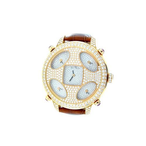 Appraisal: Paris Hilton Diamond Watch Paris Hilton Diamond Watch Mounted with