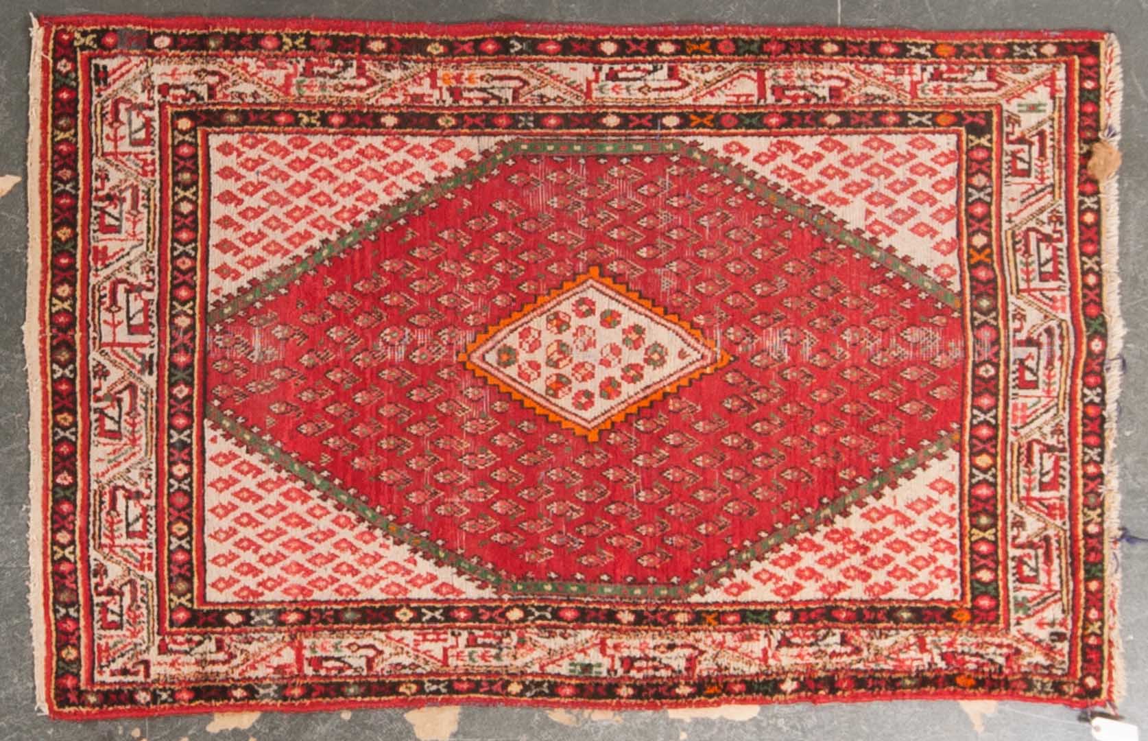 Appraisal: Hamadan rug approx x Iran circa