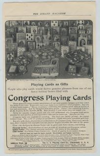 Appraisal: Over Magazine and Newspaper Playing Card Advertisements Including American Bank