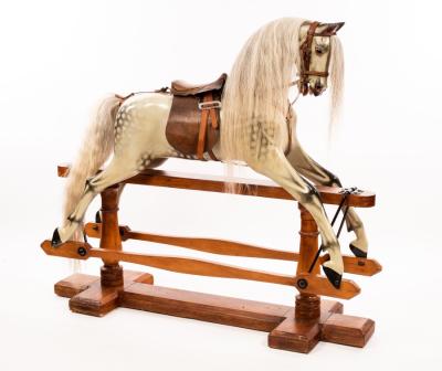 Appraisal: An early th Century rocking horse by F H Ayres