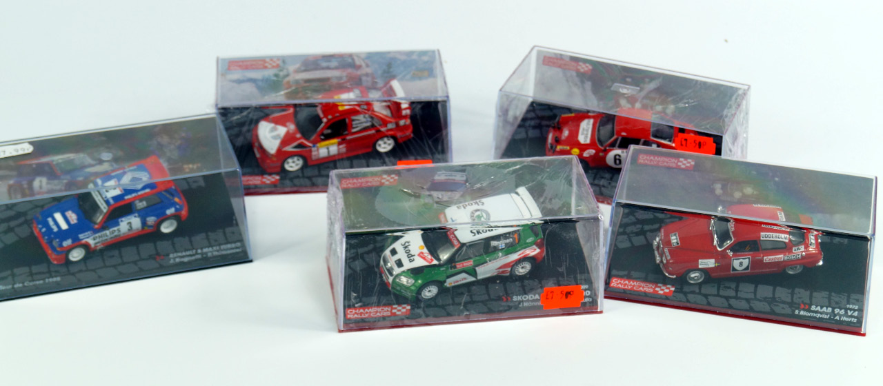 Appraisal: Diecast Champion rally cars a large collection of Champion rally