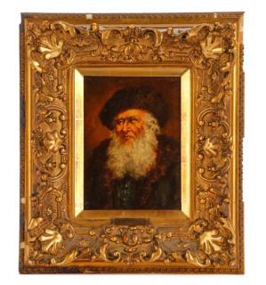 Appraisal: Feodor Fuchs Portrait of a Bearded Man Signed Feodor Fuchs