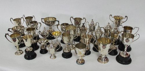 Appraisal: Motoring Interest A large quantity of EPNS trophy cups awarded