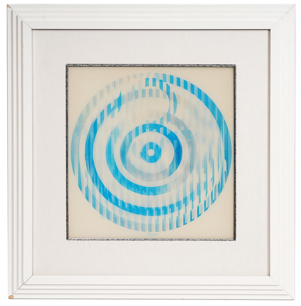 Appraisal: YAACOV AGAM AGAMOGRAPH OP ARTYaacov Agam Israel Born Op art