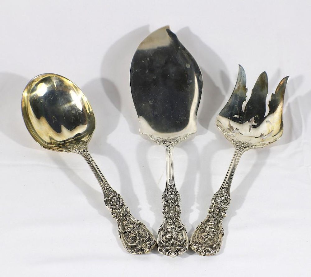 Appraisal: Reed and Barton Sterling Silver Serving Set Sterling silver serving